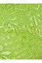 Neon Green Non-Padded Non-Wired Lace Full Coverage Bra - 4