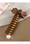 Spiral Hair Tie with Bow - 5