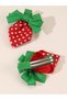 Set of 2 - Strawberry Hair Clips - 4