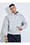 Grey Minimal Zip-Through Jacket - 3