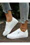 White Casual Flat Sneakers - 4