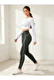 Charcoal Piping Detail Leggings - 4