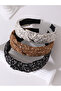 Set of 3 - Flower Print Knot Headband - 2