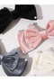 Set of 4 - Bow Hair Clips with Pearl Accent - 2