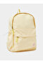 Girls Yellow Casual Backpack with Embroidery