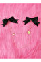 Bow Hair Clip with Chain - 5