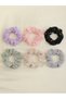 Set of 6 - Star Print Hair Scrunchies - 4