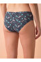 Pack of 3-Mid Waist Printed Hipster Panties with Inner Elastic - 100% Cotton - 7