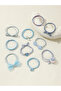 Set of 10 - Bow Detail Hair Ties - 8
