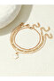 Set of 3 - Cat Paw Detail Anklet - 3