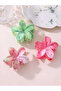 Set of 3 - Floral Marble Claw Clip - 3