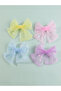 Set of 4 - Mesh Bow Clips - 3