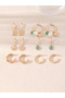 Set of 6 - Hoop Earrings - 3