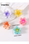 Set of 5 - Flower Mini Hair Clips - 4