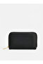 Peak New Season Black Leather Look Knitted Patterned Women's Wallet