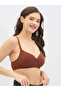 Brown Padded Non-Wired Full Coverage T-shirt Bra - 3