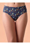 Pack of 3-Mid Waist Printed Hipster Panties with Inner Elastic - 100% Cotton - 3