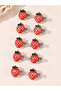 Set of 5 - Strawberry Hair Clips - 4