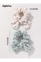 Set of 2 - Dot Print Hair Scrunchies - 8