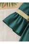 Girls Printed Yoke 3/4 Sleeves Dress - 4