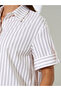 Off-White Striped Shirt and Trousers Co-ord Set - 3