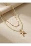 Set of 2 - Seed Bead Chain and Starfish Pendant Necklace - 4