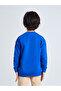 Boys Blue Graphic rint Oversized Sweatshirt - 4