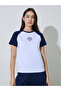 Color Block Badge Embroidered Cotton Regular Fit T-Shirt - 3