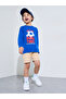 Boys Blue Graphic rint Oversized Sweatshirt - 2