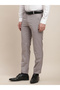 Grey Solid Structured Trousers - 3