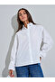 Off White Solid Tie-Up Detail Cuffed Long Sleeves Shirt - 3