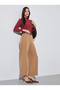 Red Solid High Neck Ribbed Sweater - 2