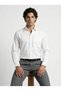 White Solid Long Sleeves Shirt - 5