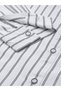 Men Regular Fit Striped Cutaway Collar Casual Shirt - 5