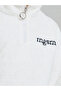 Boys White Half Zip Fleece Sweatshirt - 3