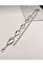 Silver Chain Belt Dress Belt Shirt Belt Coat Belt - 4