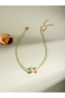 Set of 2 - Glass Beaded Necklace - 4