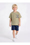 Boys Printed Oversized T-Shirt - 4