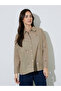 Beige Floral Embroidery Long Sleeves Shirt - 3