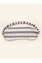 White Heart Print Striped Shirt and Pants Pyjama Set - 8