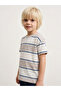 Boys Contrast Stripe T-Shirt - 2