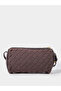 Coffee Brown Woven Saddle Bag - 2