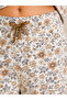 White Floral Print Shirt and Shorts Pyjama Set - 7