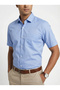 Blue Printed Short Sleeve Shirt - 4