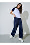 Color Block Badge Embroidered Cotton Regular Fit T-Shirt - 2