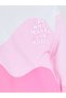 Girls Off white Graphic Print Color Block Oversized Sweatshirt - 3
