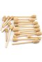 20PCS Wooden Honey Dipper Stick for Smooth Honey Drizzling