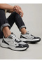 Men White Mesh Athletic Sneakers - 7