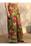 Green Printed Chinon Straight Kurta, Palazzo And Dupatta Set - 6