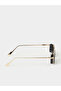 Double Bridge Rectangle Sunglasses - 3